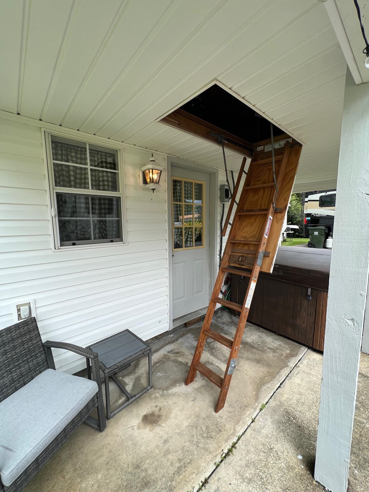 264 Defuniak Circle Lillian, AL 36549 - Photo 8 of 28 Stairs to Attic Storage