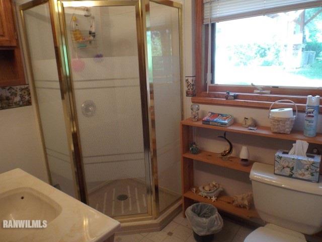 8011 Haas Road Savanna, IL 61074 - Photo 13 of 36 a bathroom with a sink and a shower