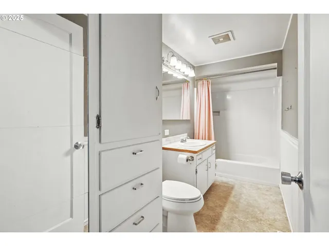 a house view with a garden space