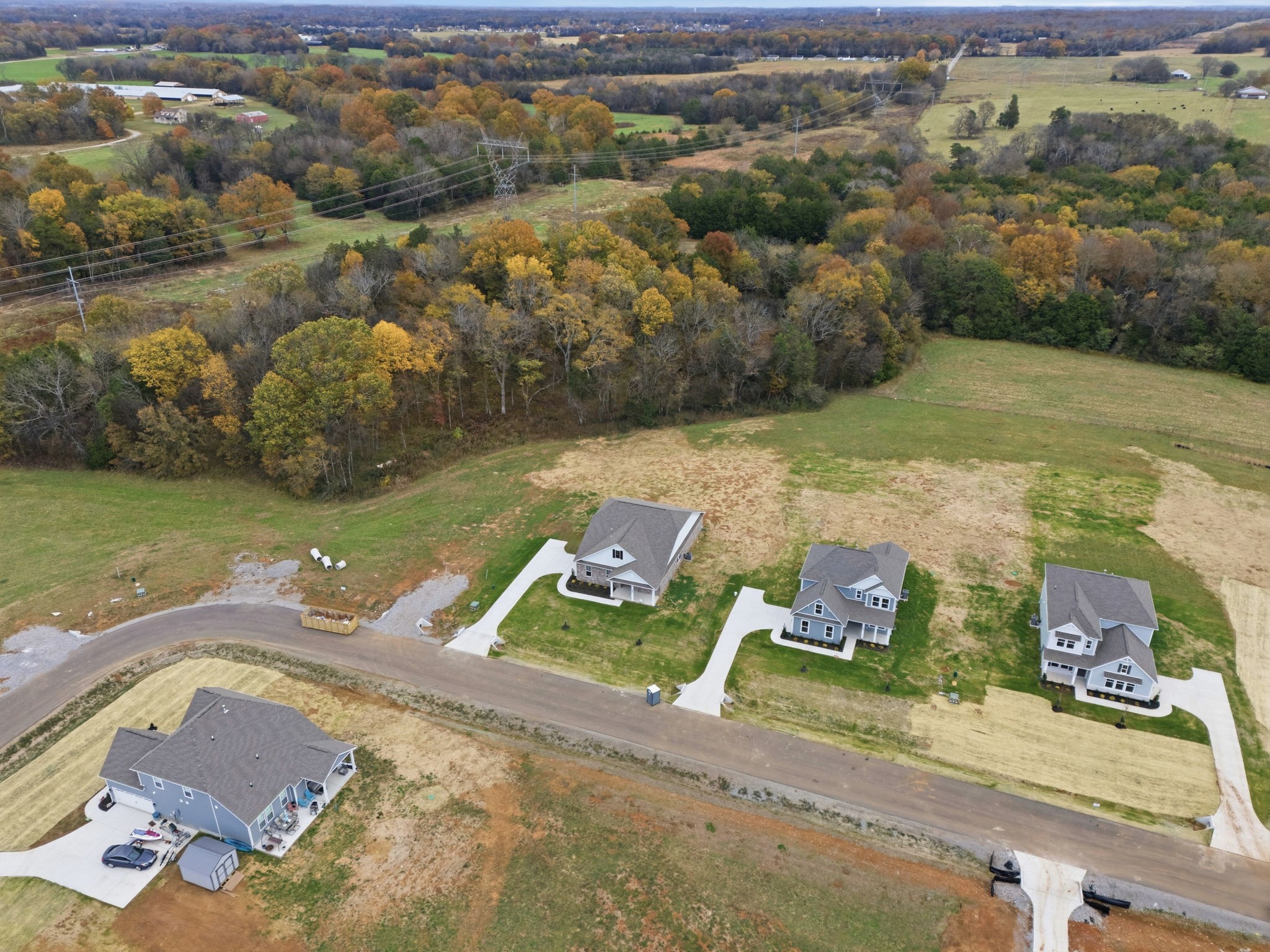 1429 Charles Drive Chapel Hill, TN 37034 - Photo 20 of 24 an aerial view of a house with garden space and lake view