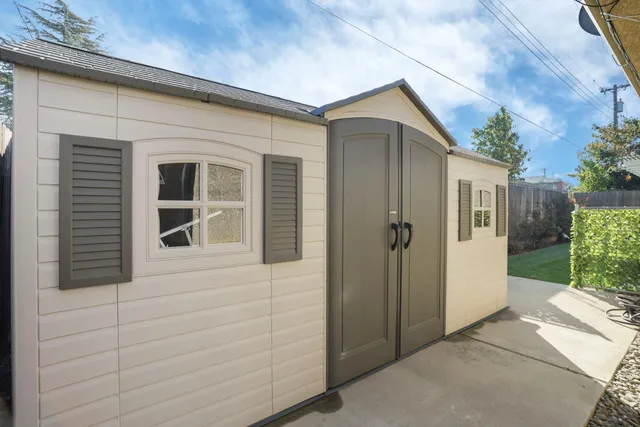 a view of front door