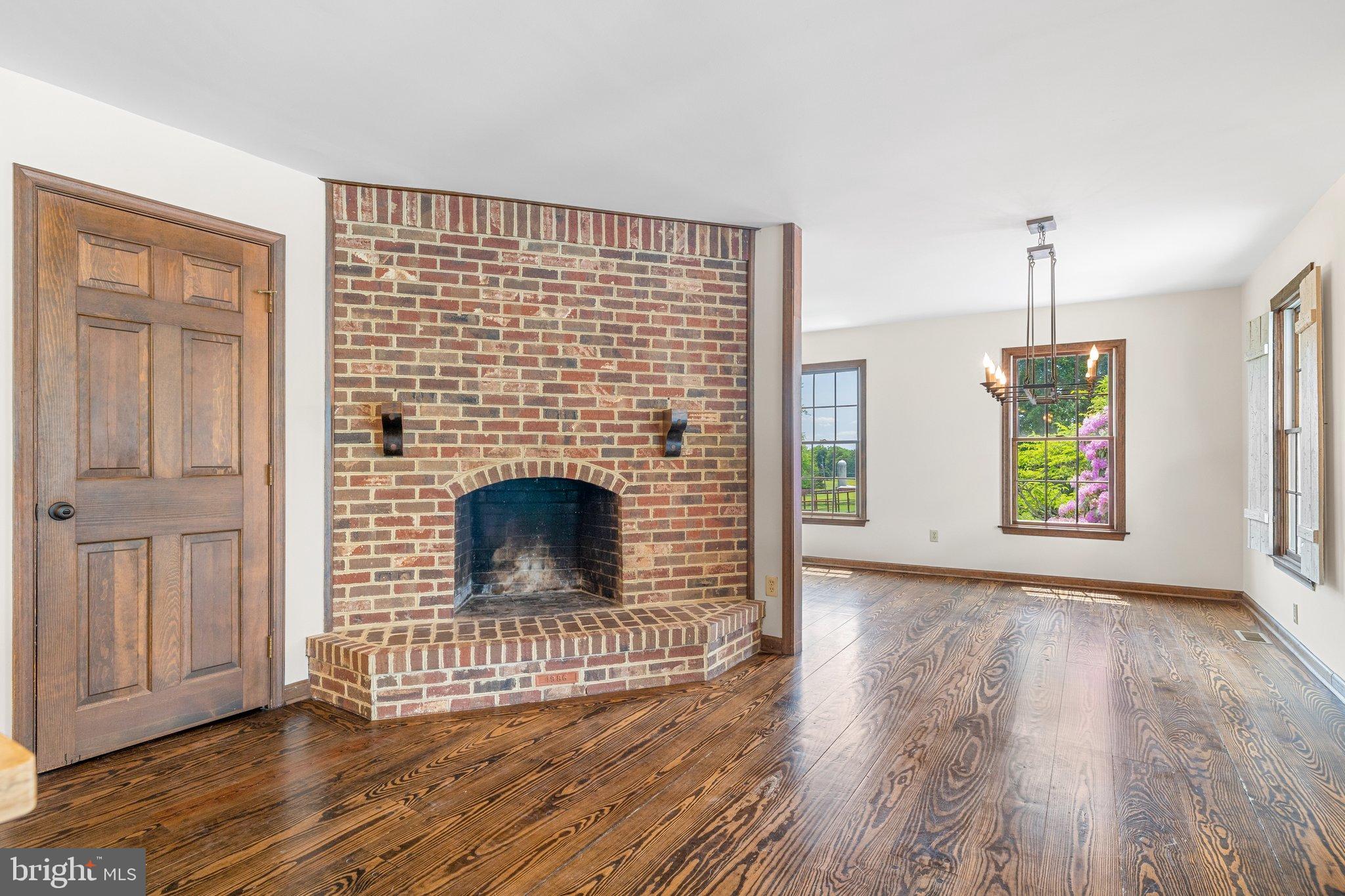 421 Rock Church Road Elkton, MD 21921 - Photo 20 of 46 There's a gorgeous brick fireplace at one end....