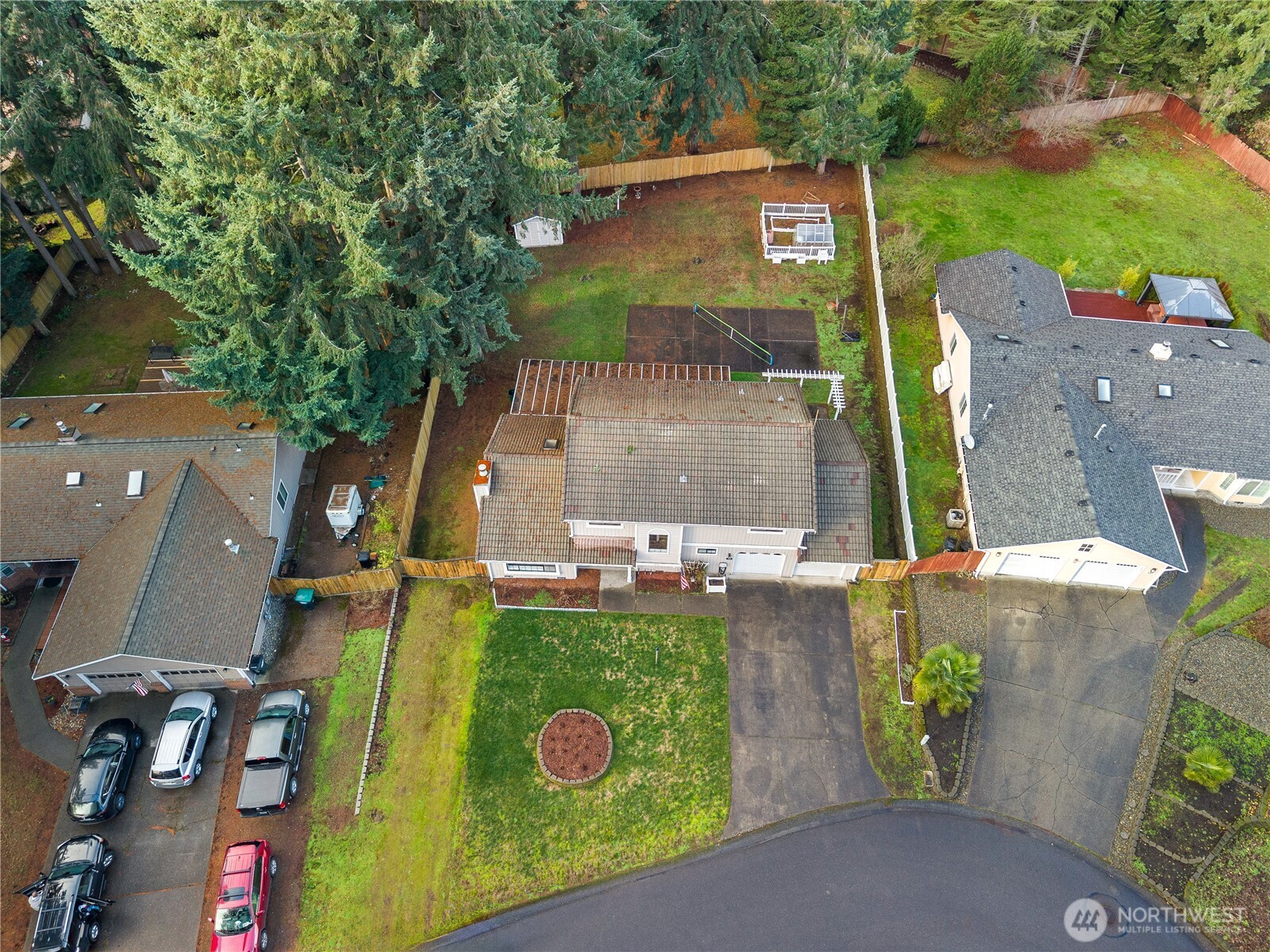 233 Clay Court Southeast Olympia, WA 98513 - Photo 30 of 33 an aerial view of residential house with outdoor space and street view