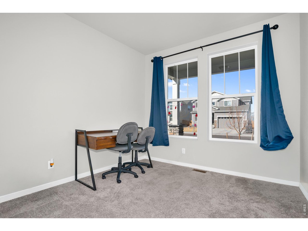 864 Frst Cyn Road Severance, CO 80550 - Photo 12 of 39 a workspace with furniture window and wooden floor