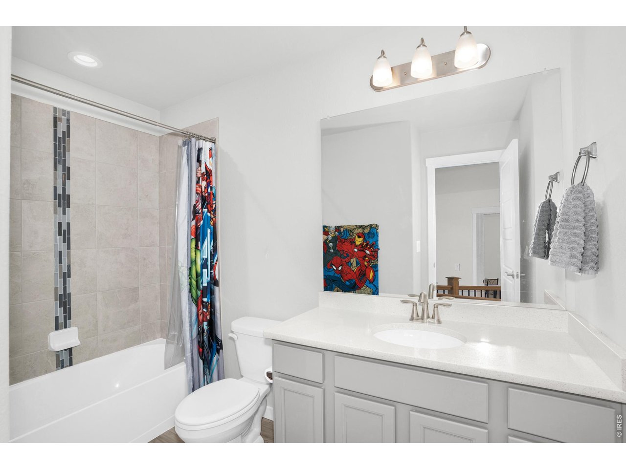 864 Frst Cyn Road Severance, CO 80550 - Photo 20 of 39 a bathroom with a sink a toilet and shower