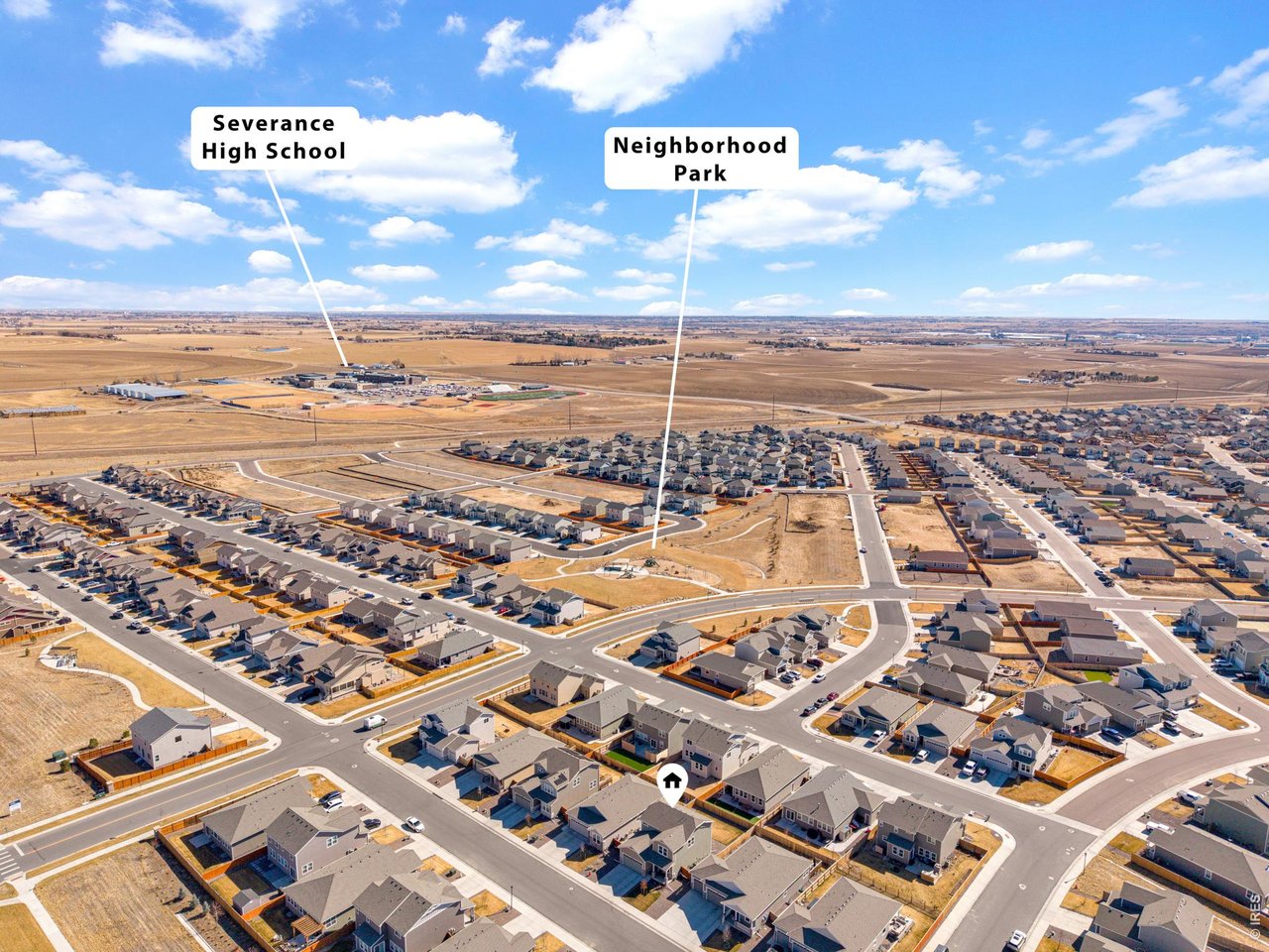 864 Frst Cyn Road Severance, CO 80550 - Photo 34 of 39 an aerial view of a city