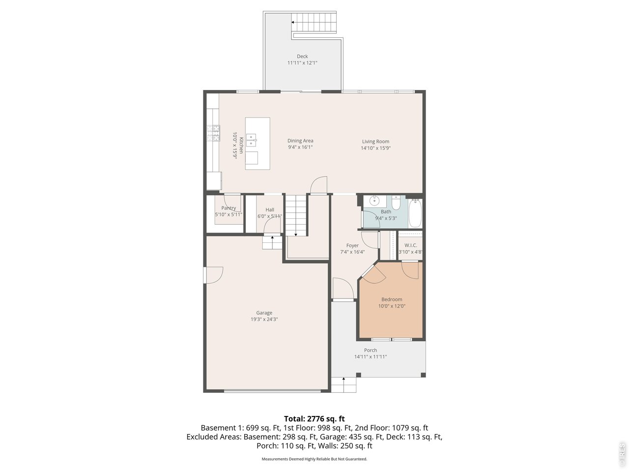 864 Frst Cyn Road Severance, CO 80550 - Photo 37 of 39 a picture of a floor plan