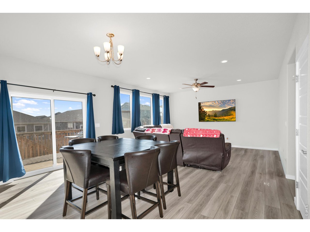 864 Frst Cyn Road Severance, CO 80550 - Photo 5 of 39 a view of a dining room with furniture and a large window