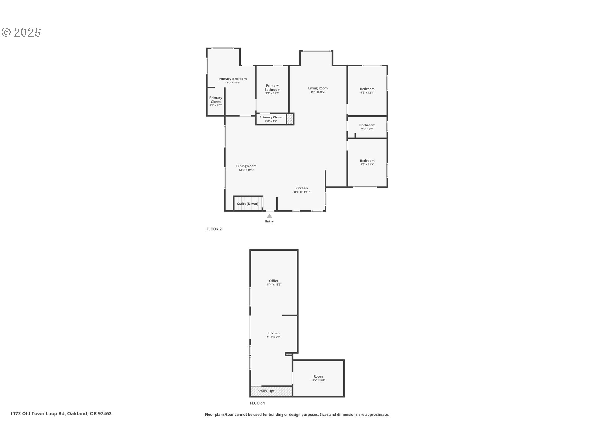 1172 Old Town Loop Road Oakland, OR 97462 - Photo 48 of 48 Floor Plan
