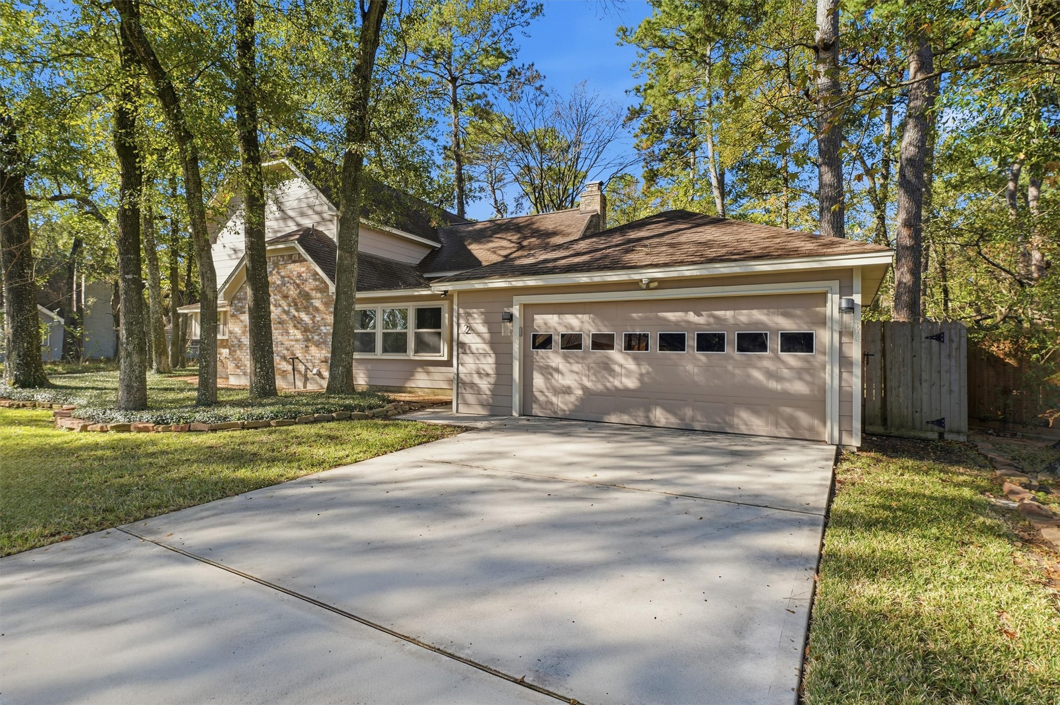 2 Rolling Mill Lane The Woodlands, TX 77380 - Photo 27 of 27 Side Double Garage Double Driveway