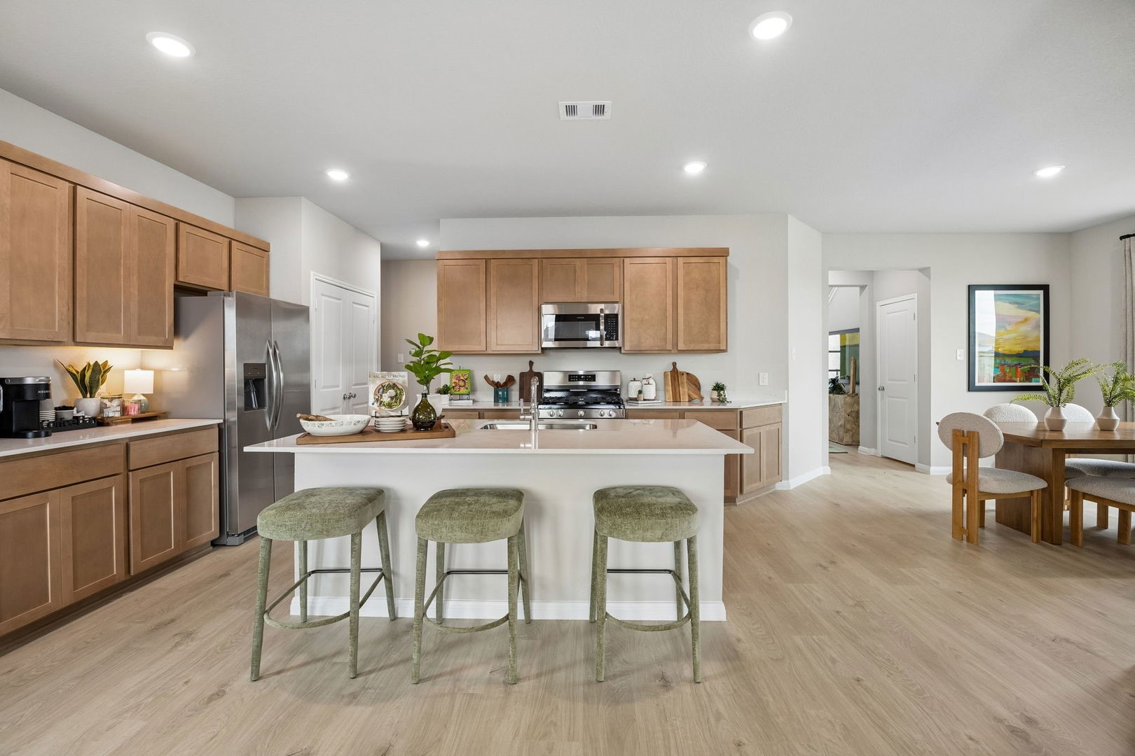 1144 Pine Rivage Drive Huffman, TX 77336 - Photo 5 of 28 Kitchen in the Oak home plan by Trophy Signature Homes – REPRESENTATIVE PHOTO