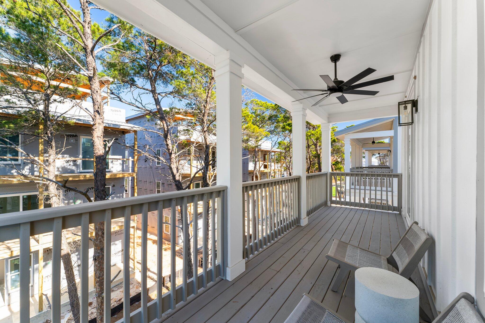 34 West Majestic Palm Dr Inlet Beach Inlet Beach, FL 32461 - Photo 37 of 71 a view of a porch with wooden floor and outdoor space