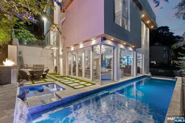 a view of a two chair in the patio