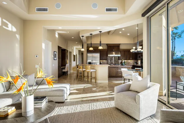 a view of a lake with a house