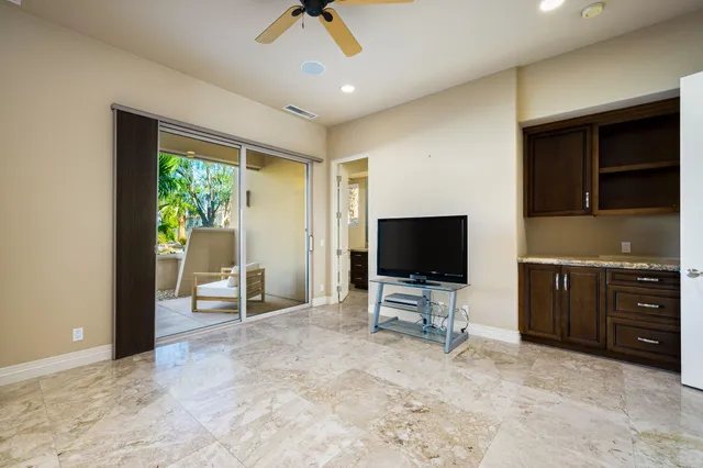 a view of a lake with houses