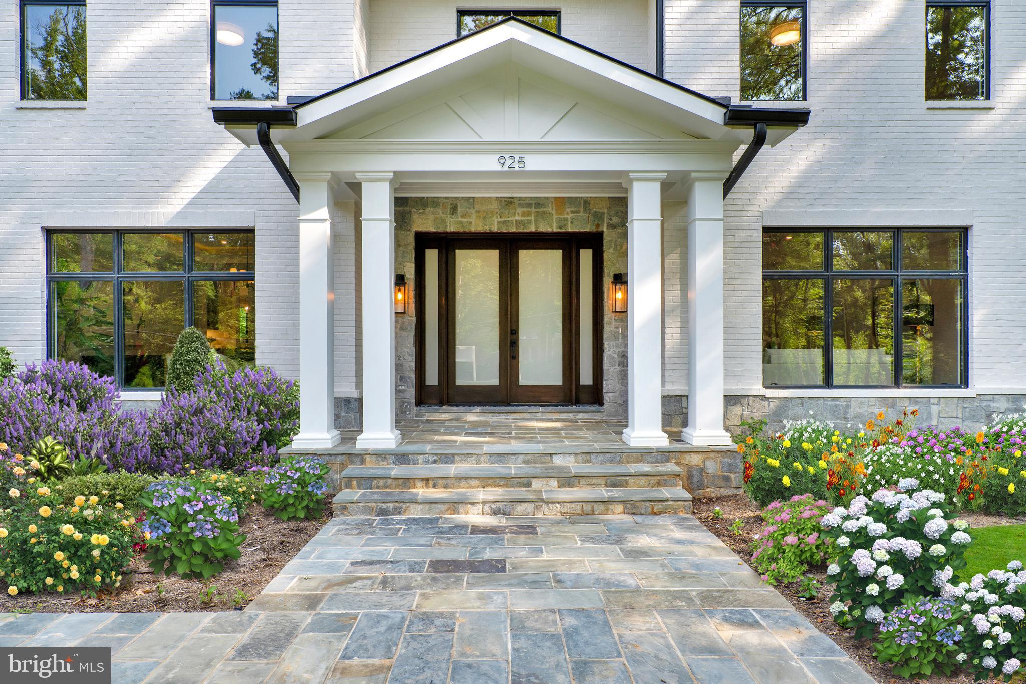 Flagstone Walkway & Solid Brick Construction