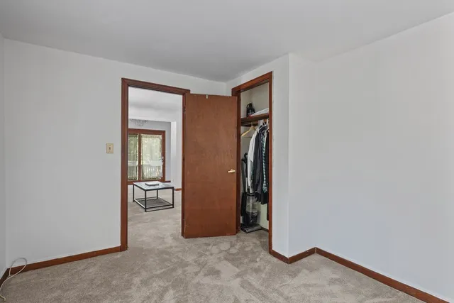 a view of a storage room