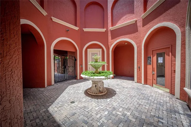 a view of a city from a balcony