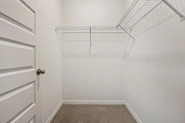 a view of storage and utility room with racks on the wall