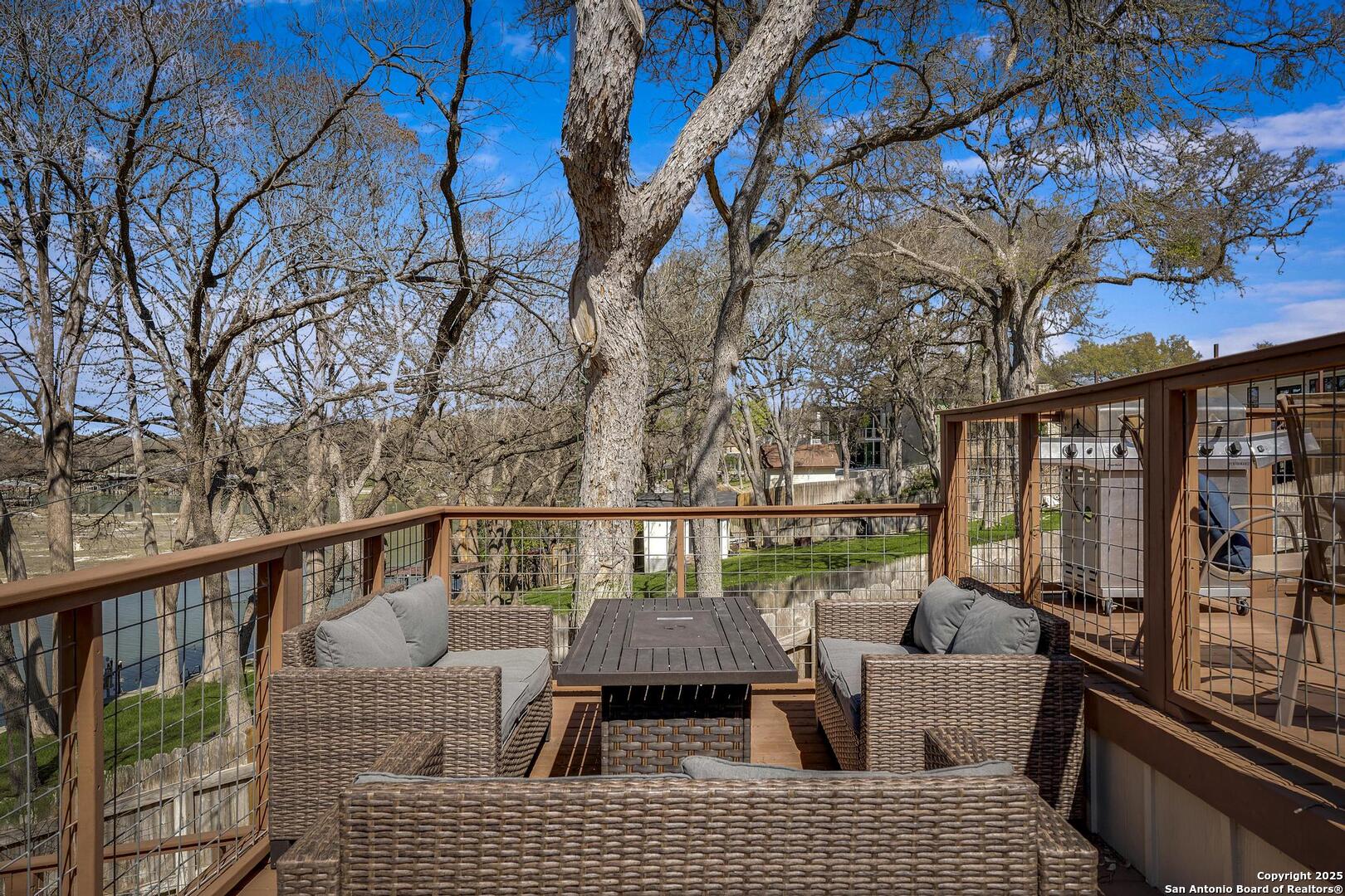 630 3 Oaks Road Seguin, TX 78155 - Photo 27 of 36 a view of a balcony with furniture