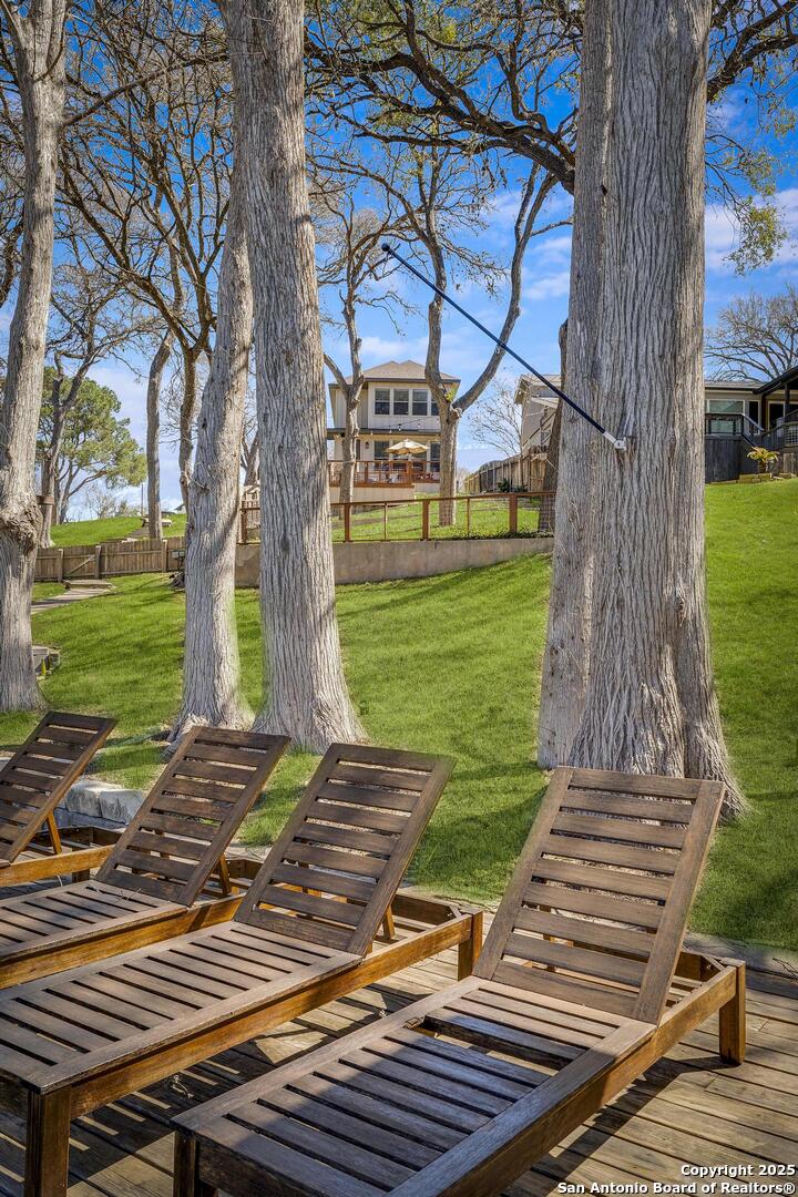 630 3 Oaks Road Seguin, TX 78155 - Photo 36 of 36 a view of a backyard with a garden
