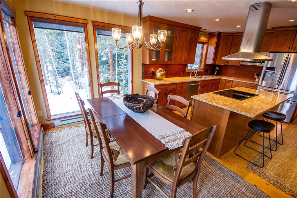 37 Wintergreen Circle Keystone, CO 80435 - Photo 8 of 35 a view of a dining room with furniture window and outside view