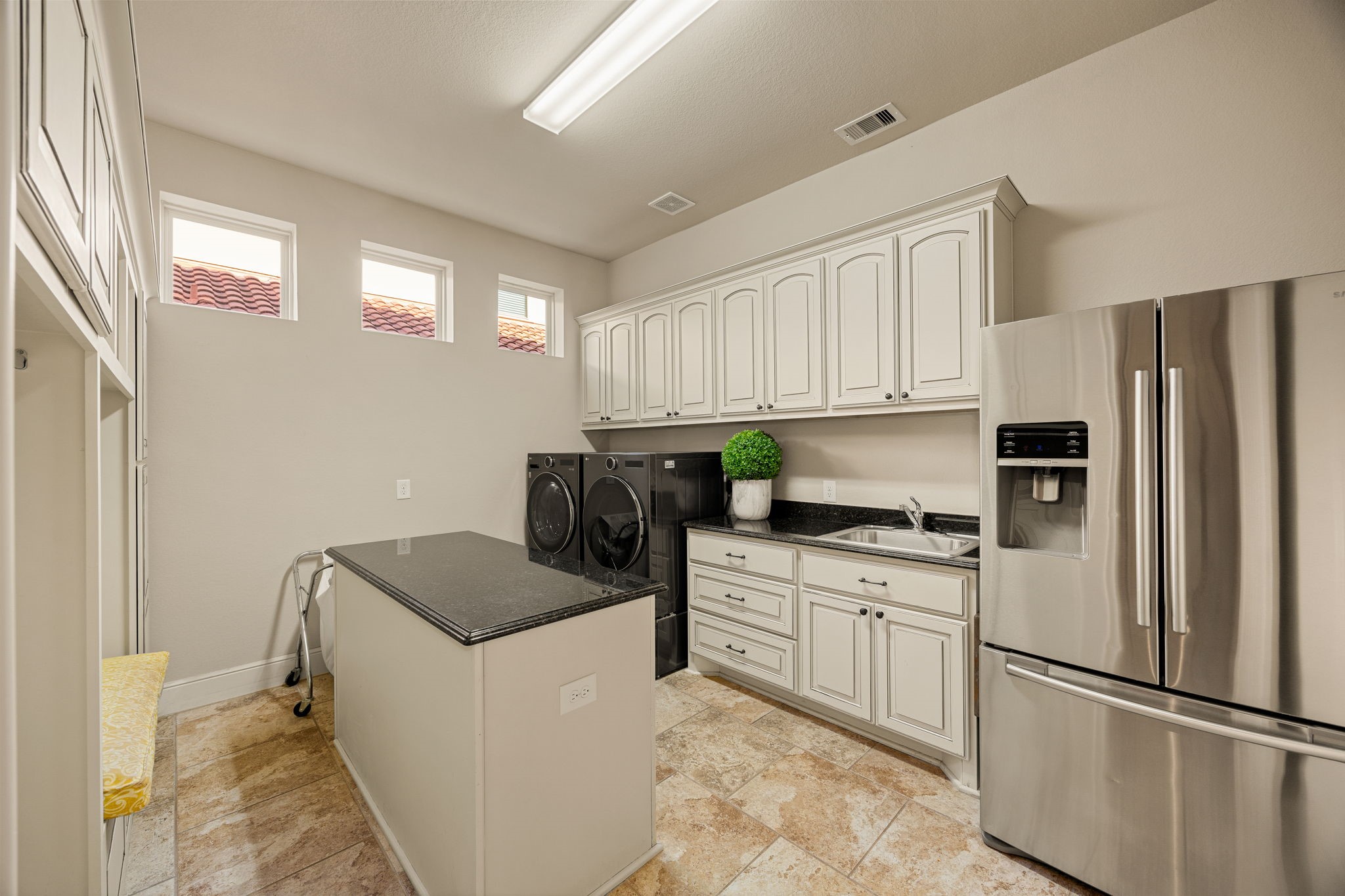 26515 Ashley Ridge Lane Katy, TX 77494 - Photo 39 of 50 a kitchen with stainless steel appliances granite countertop a refrigerator sink and stove
