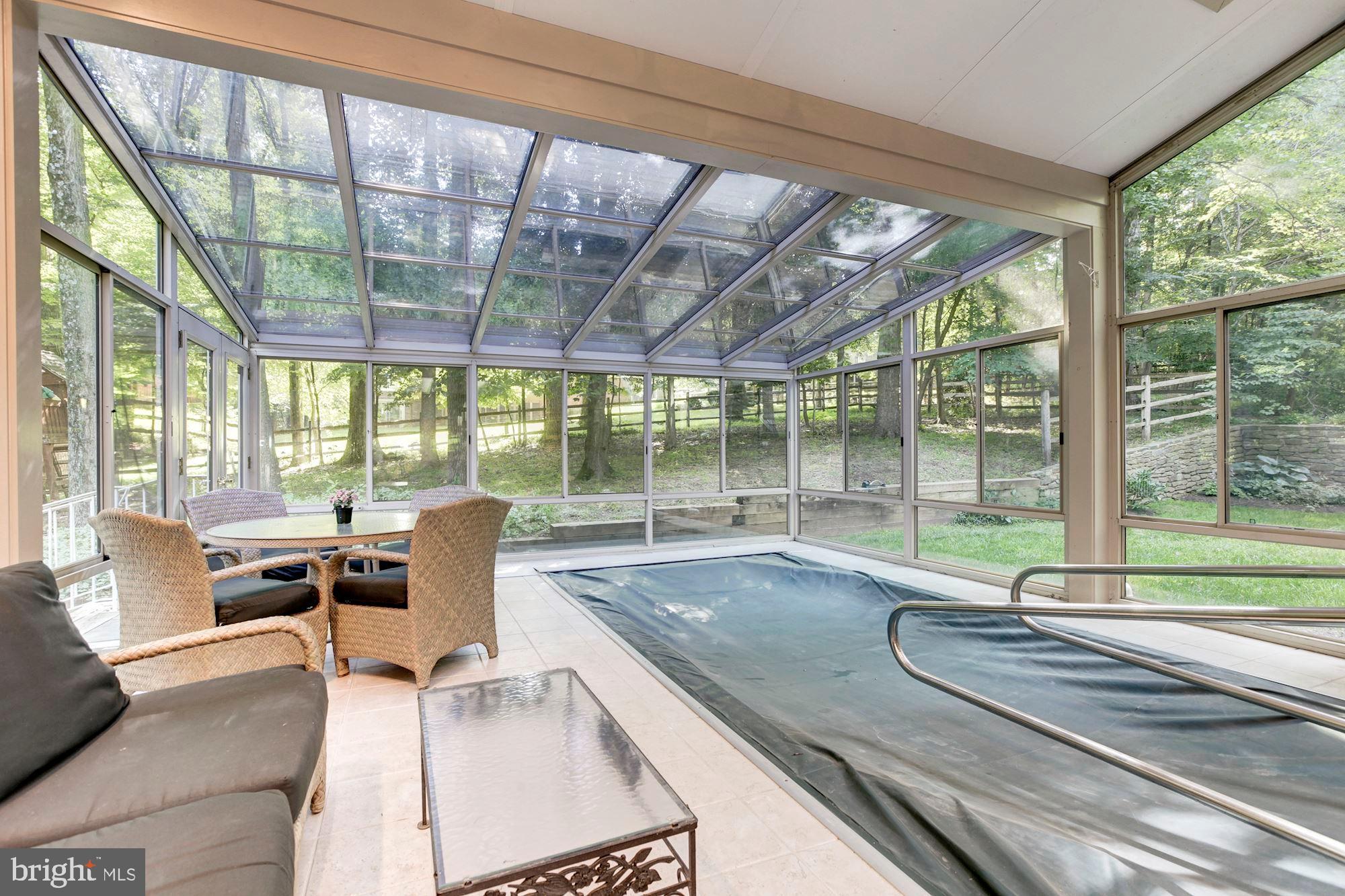 11817 Hunting Ridge Court Potomac, MD 20854 - Photo 15 of 31 Solarium w/ Lap Pool