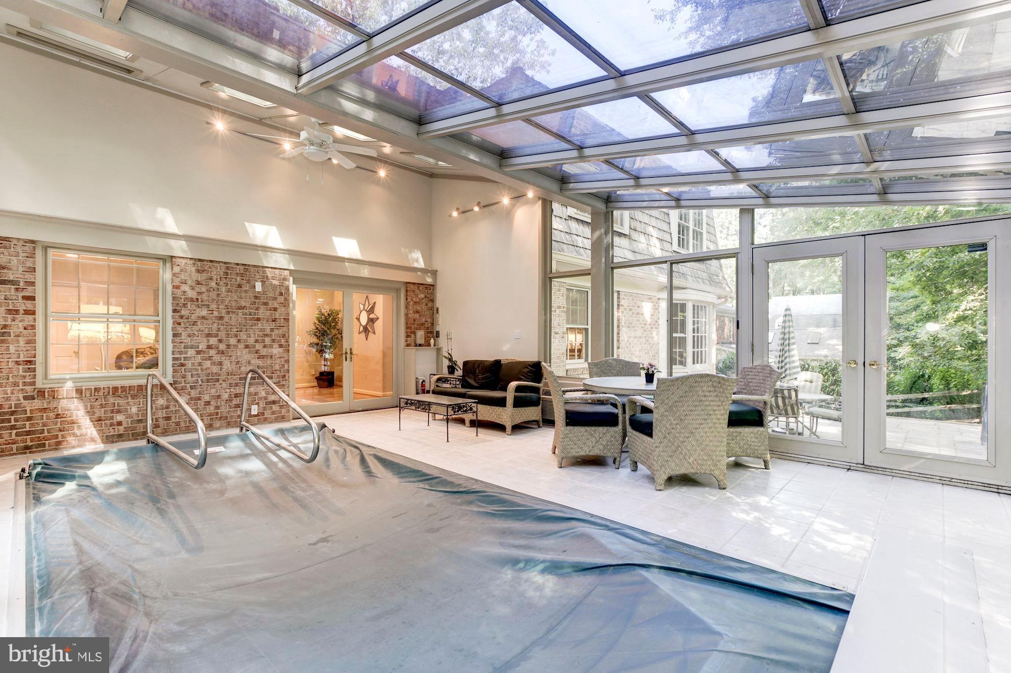 11817 Hunting Ridge Court Potomac, MD 20854 - Photo 16 of 31 Solarium w/ Lap Pool