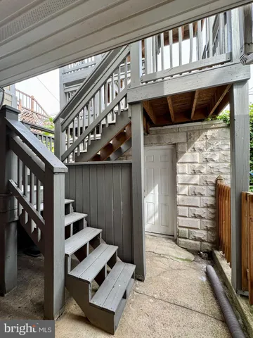 a view of an entryway with staircase