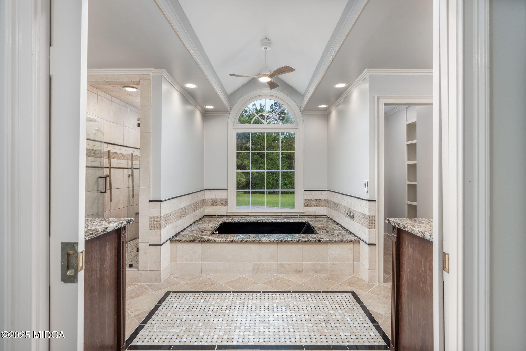7335 Colaparchee Road Macon, GA 31220 - Photo 24 of 49 a bathroom with a granite countertop sink a window and a mirror