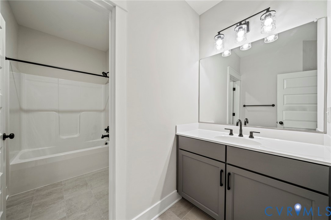 4-2 Old Telegraph Road Providence Forge, VA 23140 - Photo 17 of 32 a bathroom with a sink and a mirror