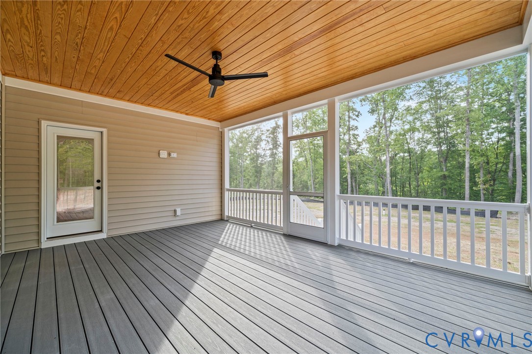 4-2 Old Telegraph Road Providence Forge, VA 23140 - Photo 21 of 32 a view of a room with wooden floor and balcony