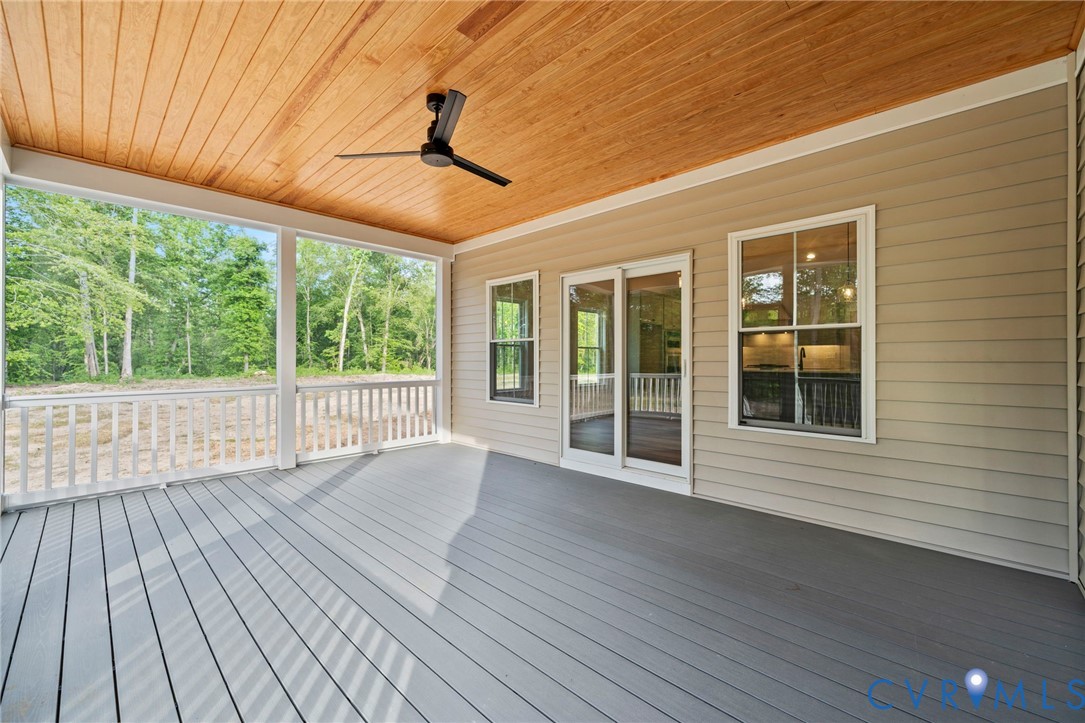 4-2 Old Telegraph Road Providence Forge, VA 23140 - Photo 22 of 32 a view of outdoor space with wooden floor and iron stairs