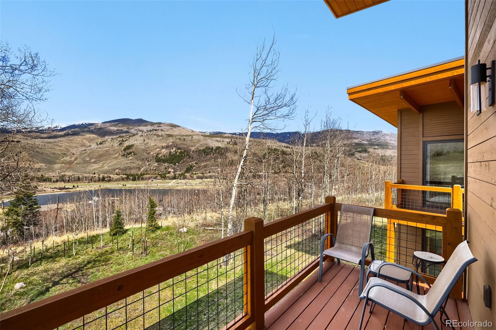 836 Maryland Creek Road Silverthorne, CO 80498 - Photo 26 of 49 a view of a lake from a balcony