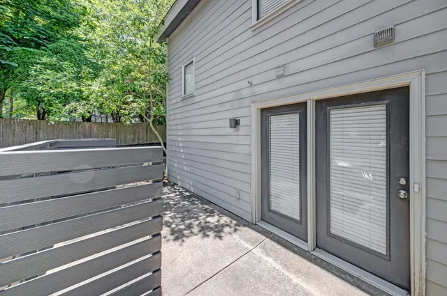 a view of backyard with cabin