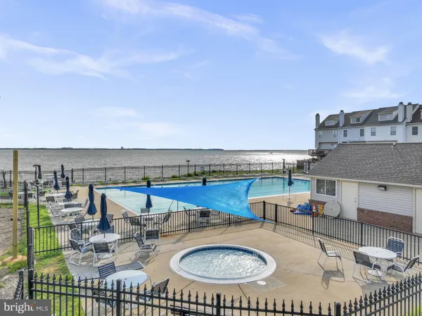 a view of outdoor space with deck and a garden