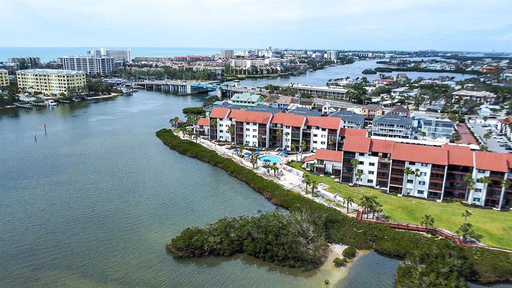 1602 Stickney Point Road, Unit 404 Sarasota, FL 34231 - Photo 32 of 38 a view of a city and lake