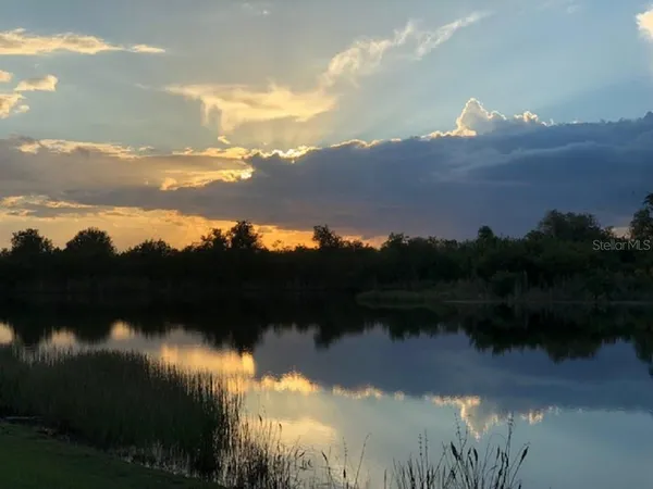 a view of sunset