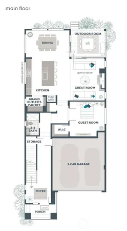 a picture of a floor plan