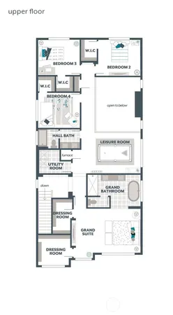 a bedroom with a large bed and a couch