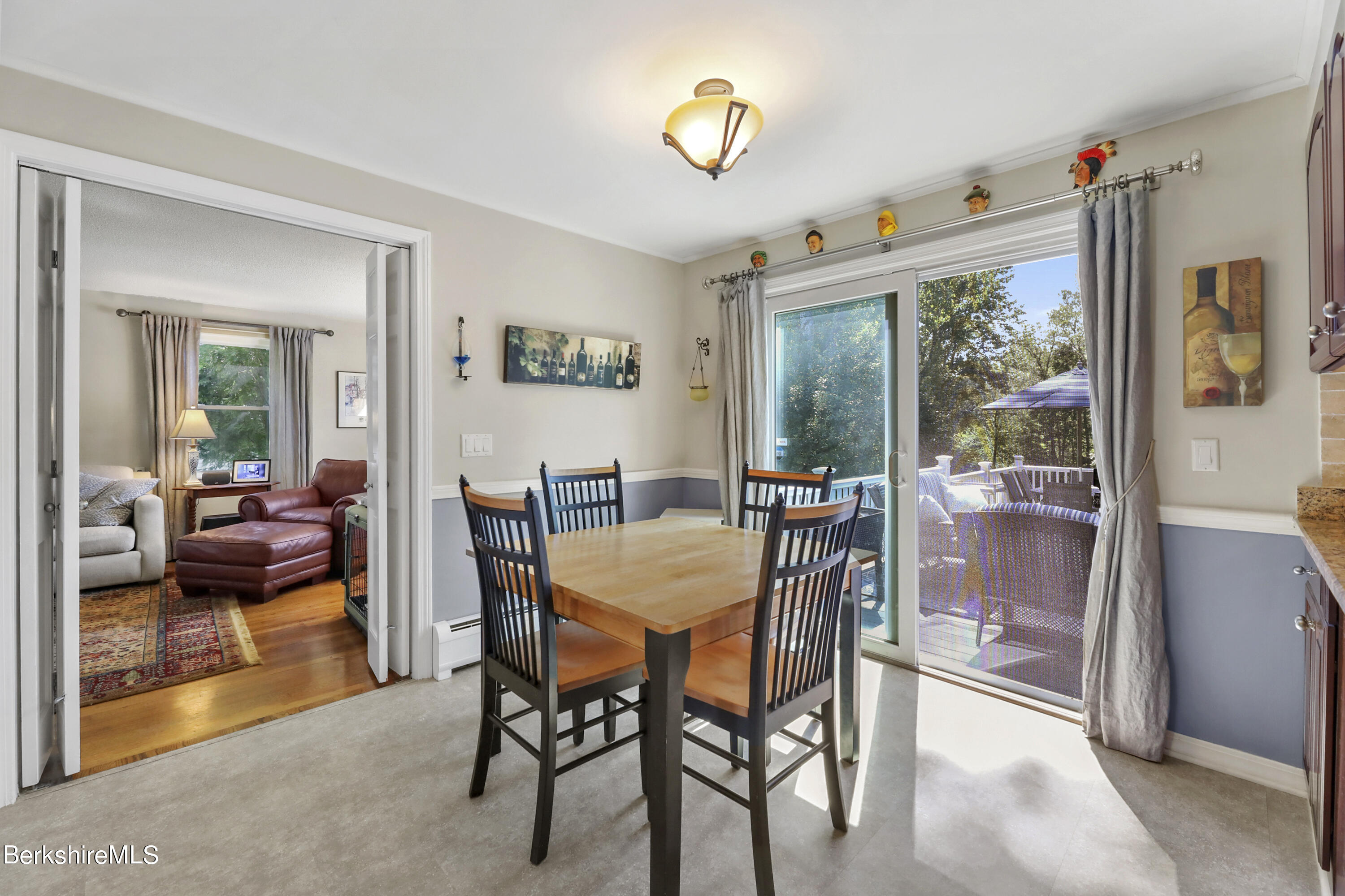 84 Brookside Drive Pittsfield, MA 01201 - Photo 10 of 54 a view of a dining room with furniture window and outside view