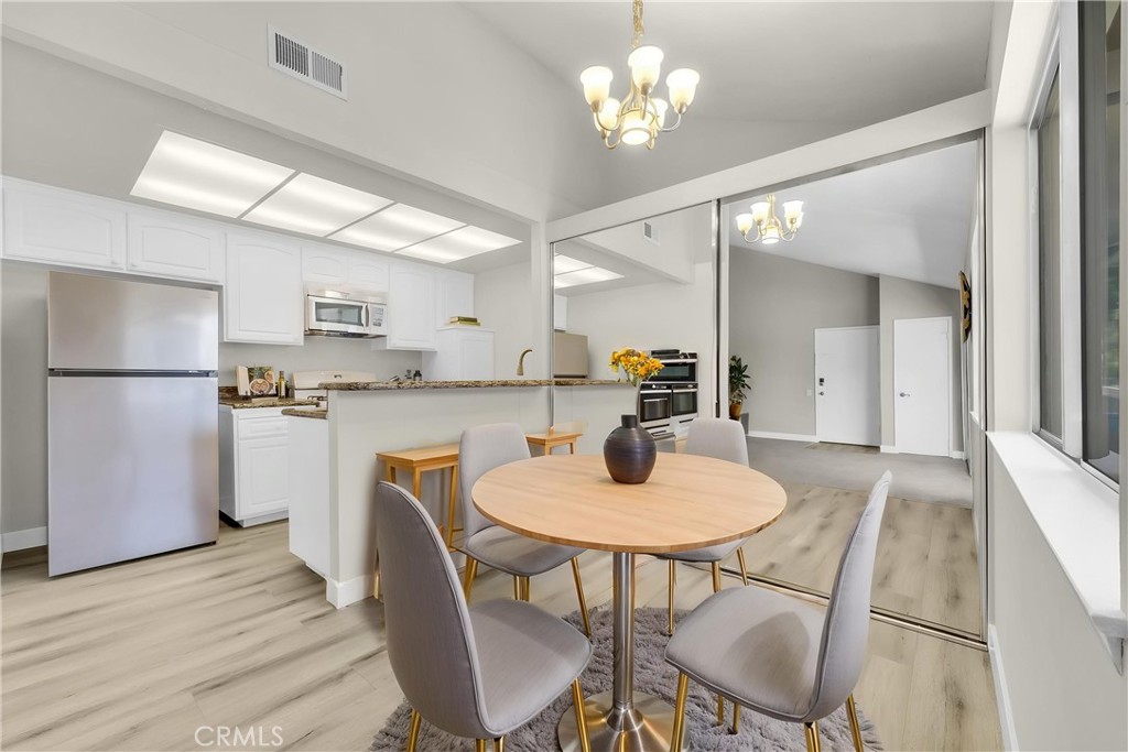 16040 Leffingwell Road, Unit 30 Whittier, CA 90603 - Photo 12 of 25 Virtually staged dining room