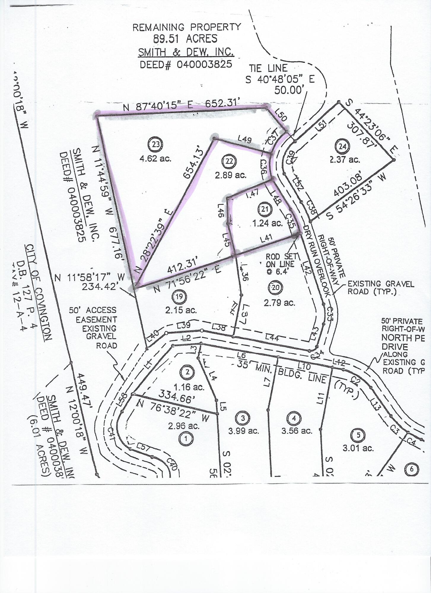 0 Dry Run Covington, VA 24426 - Photo 18 of 18 Lot 21, 22, 23 Dry Run Overlook Survey p