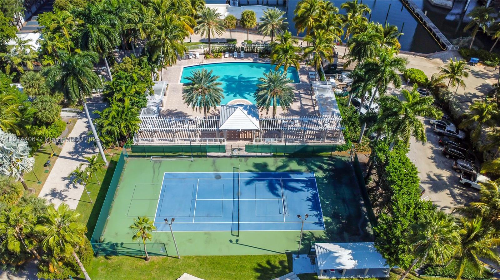 720 Northeast 69th Street, Unit 9W Miami, FL 33138 - Photo 16 of 27 an aerial view of a house with a yard