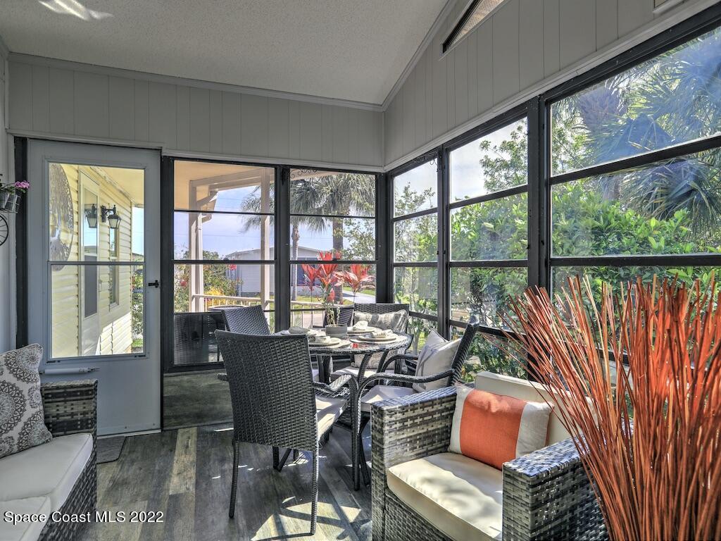 727 Periwinkle Drive Sebastian, FL 32976 - Photo 29 of 34 a view of a dining room with furniture window and outside view