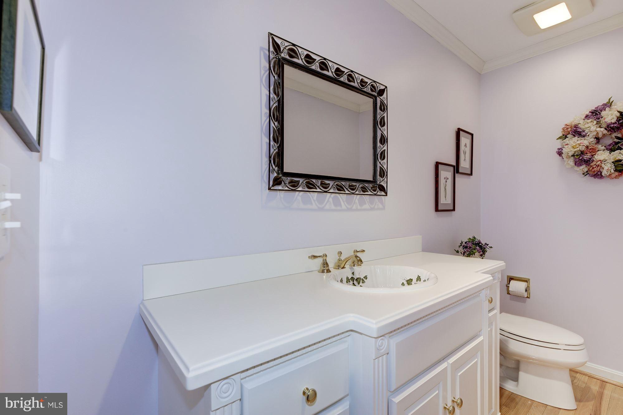 8821 Belmart Road Potomac, MD 20854 - Photo 13 of 29 a bathroom with a sink vanity and toilet