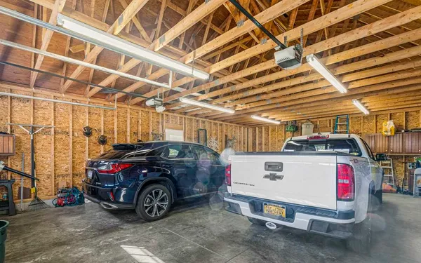 a view of an ocean from a yard