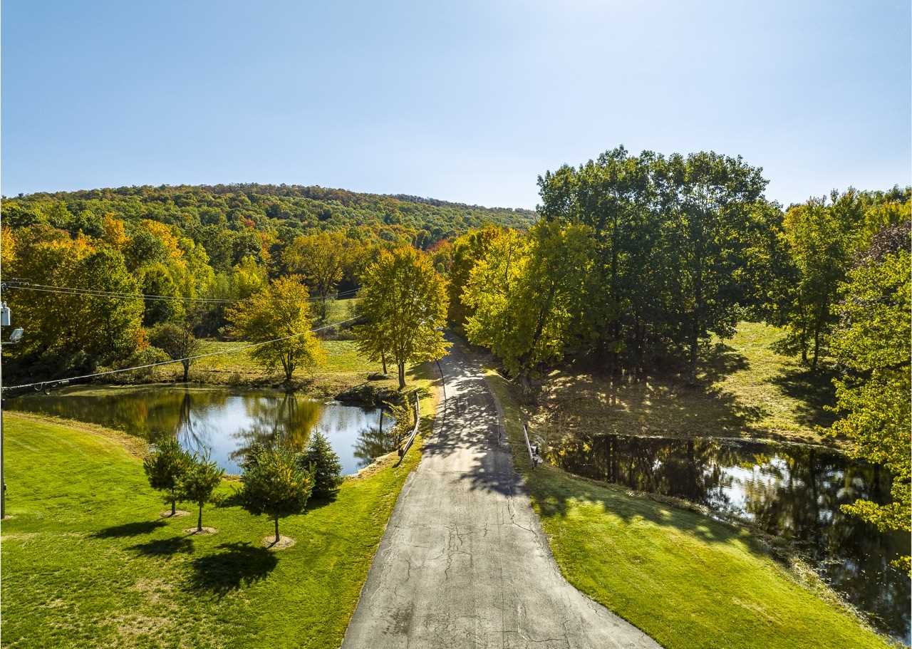 368 Skiba Road Gallatin, NY 12523 - Photo 5 of 40 a view of a swimming pool with an outdoor seating and a lake view