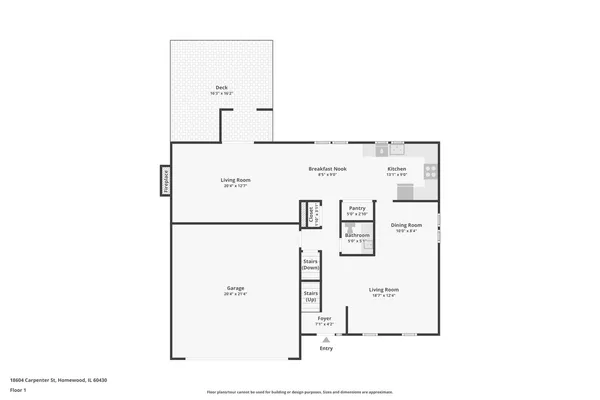 $320,000 | 18604 Carpenter Street, Homewood, IL 60430